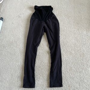 motherhood, maternity, black leggings/pant M
